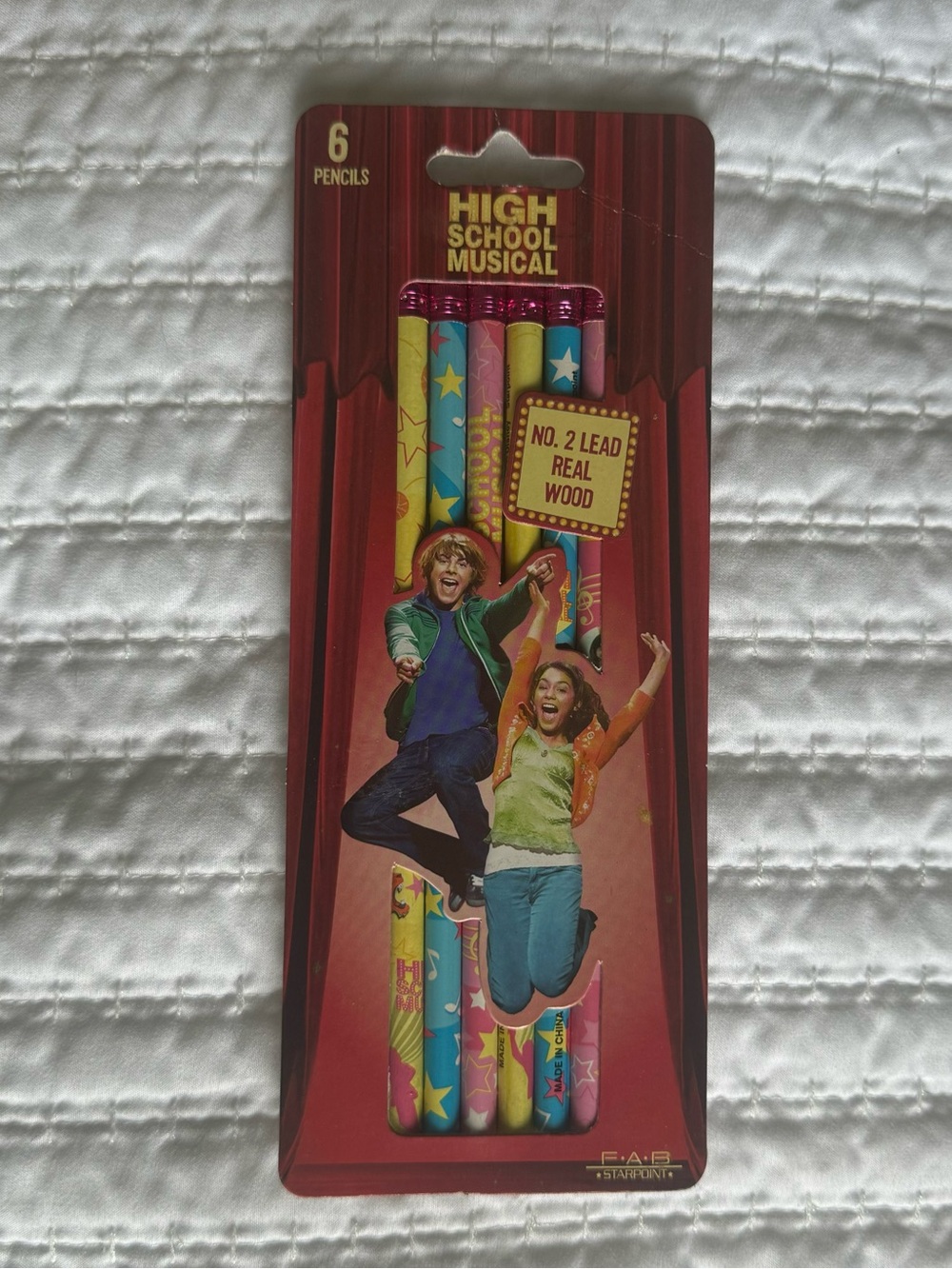 High School Musical F.A.B Starpoint 6 pack no. 2 pencils
